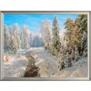 Картина на холсте Русская коллекция Иней БС-x48, 68x88 см