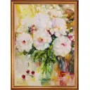 Картина на холсте Русская коллекция Пионы КГ-x17, 68x88 см