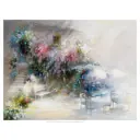 Постер Русская коллекция "Голубой сад" 64x84 см