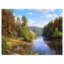 Постер Русская коллекция "Лесной разлив" 64x84 см