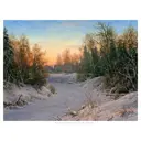 Постер Русская коллекция "Вечереет" 64x84 см