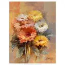 Постер Русская коллекция "Букет цветов II" 64x84 см
