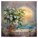 Постер Русская коллекция "Жасмин" 64x84 см