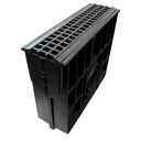 Пескоуловитель Gidrolica Standart с пластиковой решеткой 500x160x420мм черный