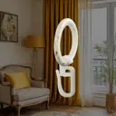 Кольцо для металлического карниза Evoli 16 мм цвет белое золото с крючком, в упаковке 10шт