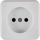 Розетка накладная First без заземления цвет белый