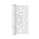 Петля бабочка без врезки Punto 75x60x2.5 мм сталь цвет белый