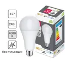 Лампочка светодиодная груша E27 3000 лм нейтральный белый свет 24 Вт