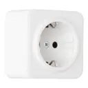 Розетка встраиваемая Arte milano 310.40-1.white с заземлением и шторками цвет белый