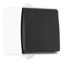 Выключатель проходной встраиваемый Arte milano 309.32-1.grey 1 клавиша цвет серый