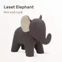 Пуф Leset 95x40 см цвет коричневый