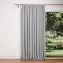 Комплект штор на ленте блэкаут Miamoza Dark 150x250 см цвет светло-серый