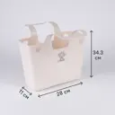 Корзина Berossi Mommy Love 11.06x34.36x28.0 см пластик платина