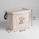 Органайзер Berossi Mommy Love 20.02x20.03x28.68 см пластик платина