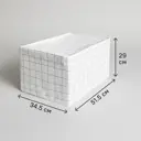 Коробка для хранения с крышкой KONSENSA 34.5x51.5x29 см полиэстер цвет разноцветный