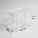Контейнер Rolly 16.8x24.2x30.5 см 10.6 л пластик цвет прозрачный