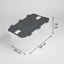 Контейнер для хранения Leon 38x18x26 см полипропилен
