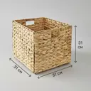 Короб-органайзер KONSENSA 31x31x31 см гиацинт цвет бежевый