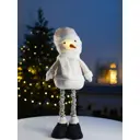 Электрическая светящаяся фигура Luazon Lighting 10874089 Снеговик h55-84 см теплый белый