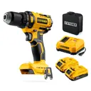 Дрель-шуруповерт аккумуляторная бесщеточная Steher CB-65-22, 20 В Li-Ion 2x2 Ач