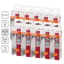 Набор ламп Osram 4058075210721 светодиодных Star E14 220-240 В 8 Вт свеча матовая 806 Лм нейтральный белый свет 10 шт
