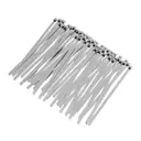 Хомут Сибртех 200x4.6 мм нержавеющая сталь 50 шт