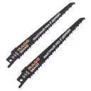 Полотно для сабельной пилы по дереву Rage S644D 150 мм 2 шт.