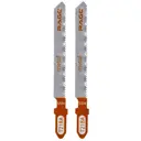 Пилка для электролобзика по стали Rage T218A чистый рез, 2 шт.