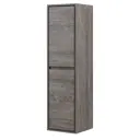 Пенал для ванной KONSENSA Мокка 2.0 подвесной 130x35 см цвет серый дуб