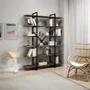 Стеллаж A1 home Franko 6 полок 134x180.2x34 см металл цвет дуб веллингтон