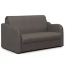 Диван раскладной Шарм-дизайн Коломбо 160x95x110 см рогожка цвет темно-серый и коричневый