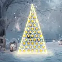 Светящаяся электрическая фигура Эйджи 956565 Ель консоль треугольник h 200 см