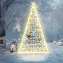 Светящаяся электрическая фигура Эйджи 636321 Ель консоль треугольник h 2.2 см