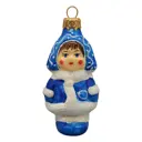 Ёлочное украшение «Снегурочка внучка» N1