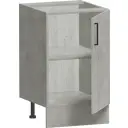 Напольный шкаф Алькона Парма 50x86x57.6 см МДФ цвет белый