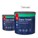 Краска для обоев Tikkurila Euro Trend моющаяся матовая цвет белый база А 2.7 л