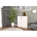 Комод Furnistyle 10707 2 ящика 80x40x90 см ЛДСП цвет разноцветный