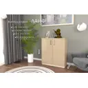 Комод Furnistyle 10706 2 ящика 80x40x90 см ЛДСП цвет разноцветный