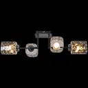 Люстра потолочная Reluce 61719-0.3-04 4 лампы 12 м² цвет черный