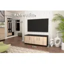 Тумба под телевизор Furnistyle 7957 120x50x50 см ЛДСП цвет разноцветный