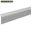 Профиль пристенный ALK0011 300 см алюминий цвет серебро