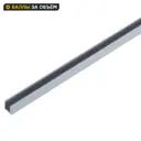 Планка для стеновой панели торцевая 60x1x0.4 см алюминий