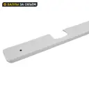 Планка угловая U-образная R3 60x3.8 см для столешницы 3.8 см цвет матовый хром