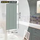 Фасад кухонного шкафа Томари 29.7x76.5 DELINIA ID см МДФ цвет голубой