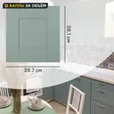 Фасад выдвижного ящика Томари 39.7x38.1 DELINIA ID см МДФ цвет голубой