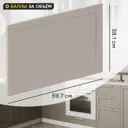 Фасад для кухонного шкафа Ньюпорт 59.7x38.1 см Delinia ID МДФ цвет топо