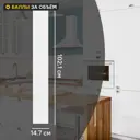 Фасад для кухонного шкафа Ньюпорт 14.7x102.1 см Delinia ID МДФ цвет белый