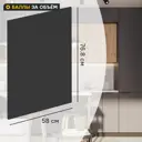 Фальшпанель для кухонного шкафа София грей 58x76.8 см Delinia ID ЛДСП цвет серый