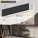 Фасад выдвижного ящика София 59.7x12.5  см DELINIA ID ЛДСП цвет серый