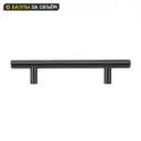 Мебельная ручка-рейлинг Edson матовый черный 96 мм